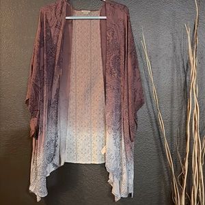 Kimono-style cardigan